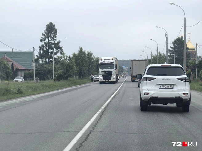 За пределами населенных пунктов стало немного посвободнее  | Источник: Павел Красоткин / 72.RU
