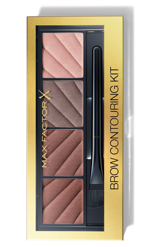 Палетка для бровей Brow Contouring Kit, Max FactorЧетыре оттенка теней плюс аппликатор ─ можно наносить самостоятельно или смешивать.