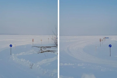 В Новосибирской области открыли вторую ледовую переправу