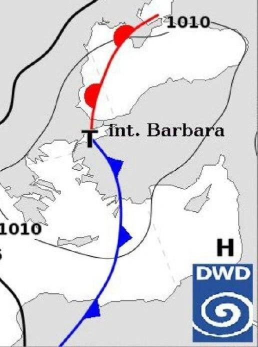Циклону дали женкое имя | Источник: «Погода Сочи» / Telegram