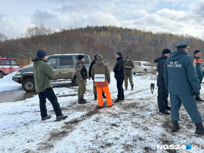 На поиски семьи вышли силовые ведомства, спасатели и волонтеры | Источник: Алексей Тайганавт / NGS24.RU