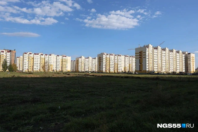 На этом пустыре через несколько лет должна появиться школа | Источник: Евгений Софийчук / NGS55.RU