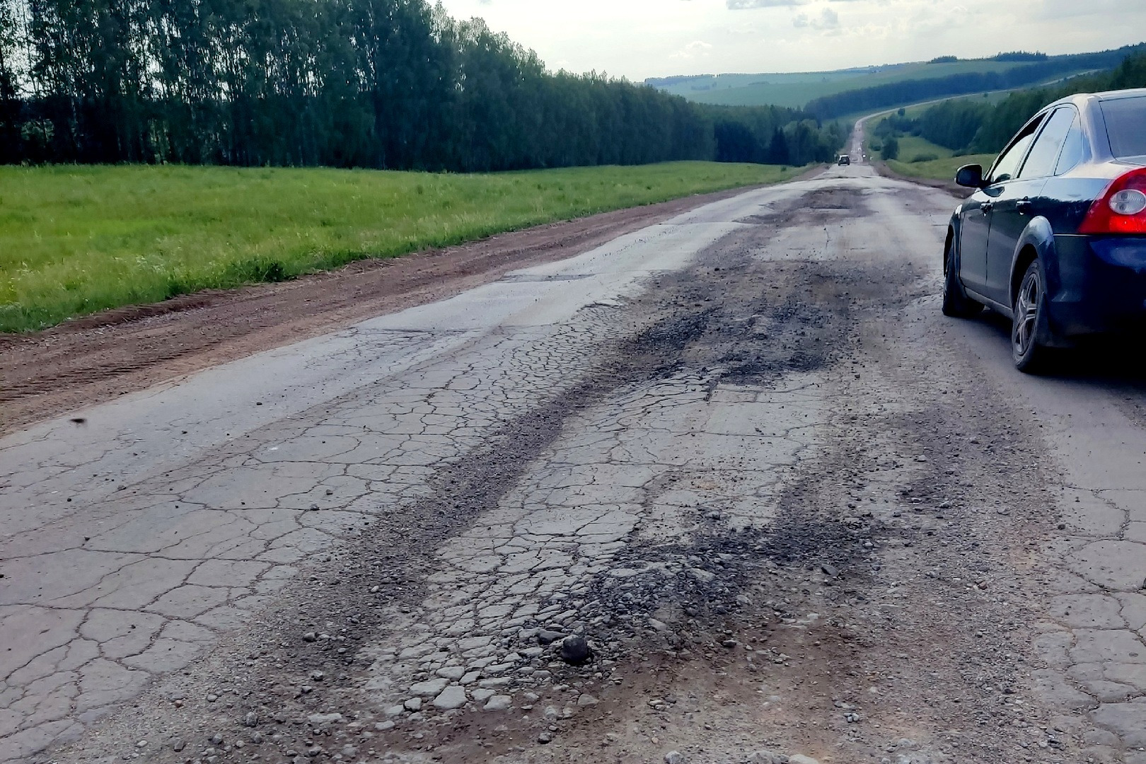 На севере Башкирии возьмутся за участок убитой дороги, которую не ремонтировали из-за трассы М12