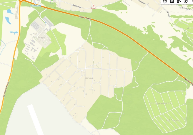 Три населенных пункта находятся рядом | Источник: 2gis.ru