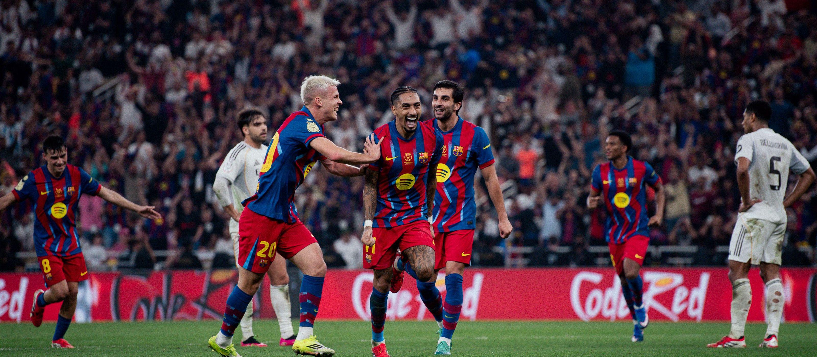 Пять голов и красная карточка. «Барселона» и «Реал» встретились в финале Суперкубка Испании 