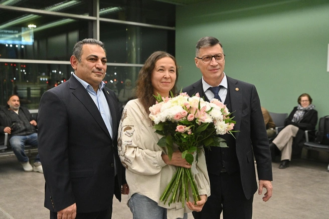 Мама Леи поддерживает дочь в достижении спортивных высот | Источник: Максим Воробьев / Е1.RU
