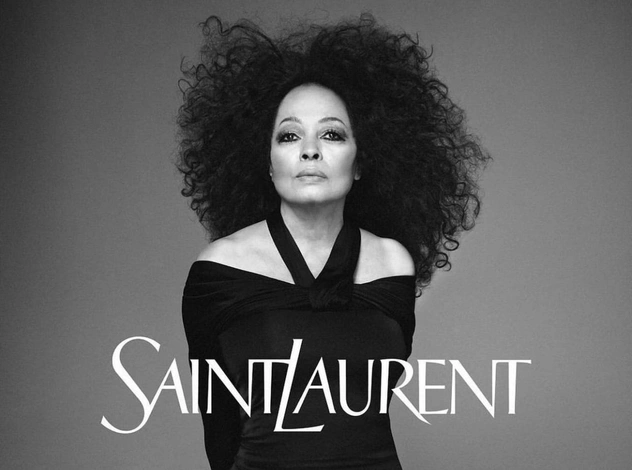 79-летняя Дайана Росс стала новым лицом Saint Laurent