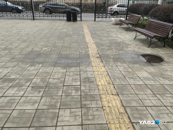 Они помогают слабовидящим ориентироваться в пространстве | Источник: Кристина Мельникова / YA62.RU