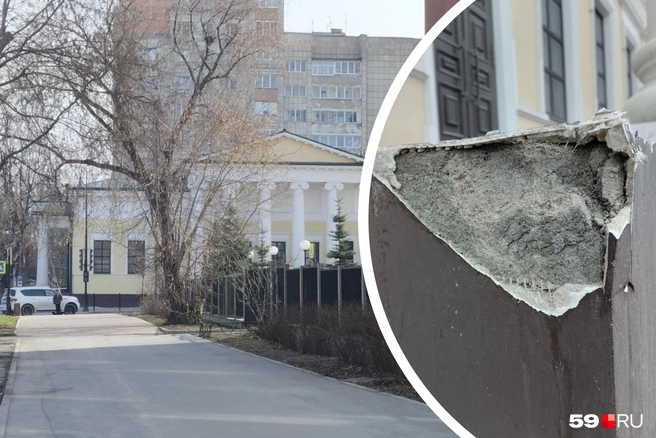 Слои краски после ремонта стали трескаться и осыпаться  | Источник: Ольга Якунчева / 59.RU