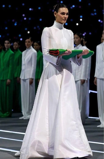 Виктория Черетти на открытии Игр в Милане в 2026 году  | Источник: olympics.com