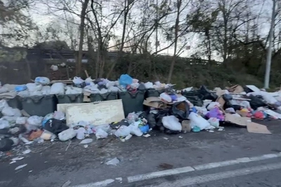 Мусорная свалка на Мамайском перевале омрачает въезд в Сочи