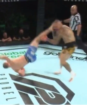 Ветерана UFC отправили в нокаут ударом «раскат грома» (видео)