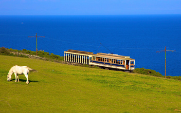 Паровозом, трамваем, конкой: аутентичный транспорт острова Мэн