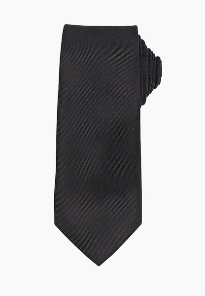 Черный галстук из шелка