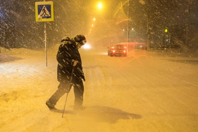 Воронежскую область накроет метель с потеплением