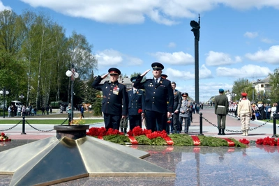 Полицейские Марий Эл на 81-й годовщине Победы