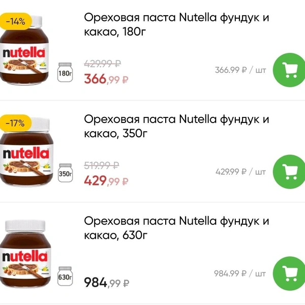 За большую банку придется отдать почти 1000 рублей | Источник: скриншот приложения «Перекресток»