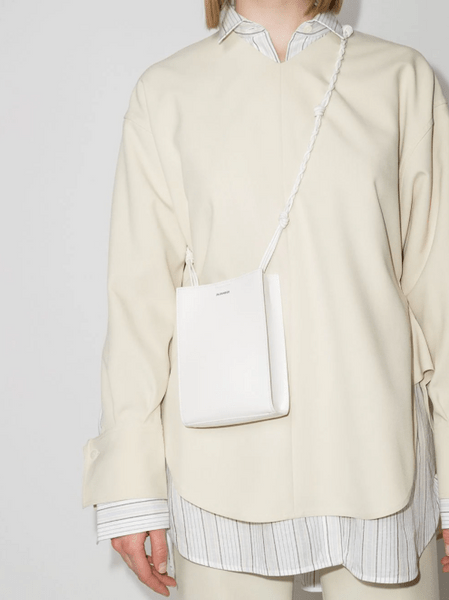 Jil Sander сумка для телефона, сумка на шею, микро-сумка, мини сумка 2021, тренды 2021