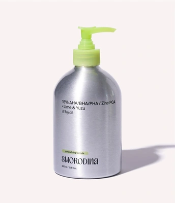 Гель для душа с кислотами и цинком SMORODINA Smart Skin Rituals