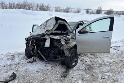 Renault-Datsun collision on Kazan-Orenburg highway leaves two injured