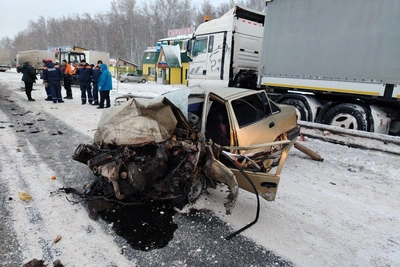 Жестокое ДТП на трассе под Тюменью