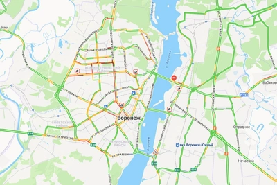 Утренний коллапс: Воронеж сковали пробки в четверг