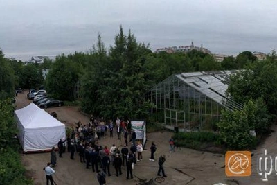 Реконструкцию оранжерей Таврического сада остановили находки