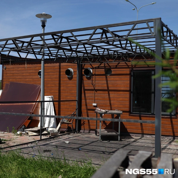 Каркас почти разобрали | Источник: Евгений Софийчук / NGS55.RU