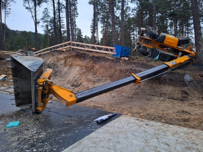 ЧП случилось во время монтажа освещения | Источник: пресс-служба СУ СК по Алтайскому краю