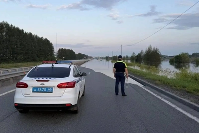 Трассу М-12 перекрыли из-за паводка