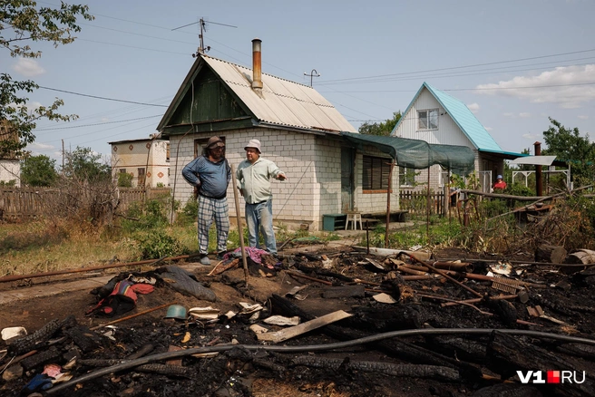 От пожара в основном пострадали заброшенные участки | Источник: Алексей Волхонский / V1.RU