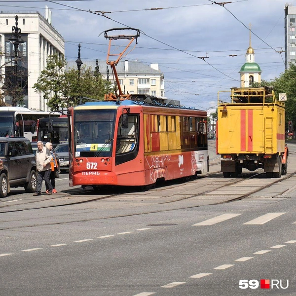 Такую картину сейчас можно увидеть в центре  | Источник: Василина Любимова / 59.RU 