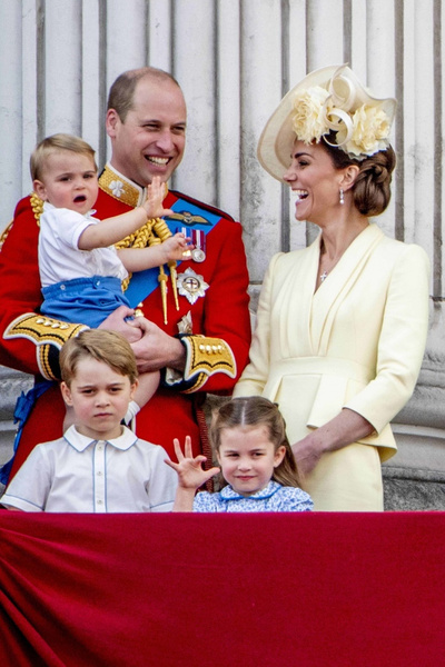 принц Уильям, Кейт Миддлтон, принц Джордж, принцесса Шарлотта