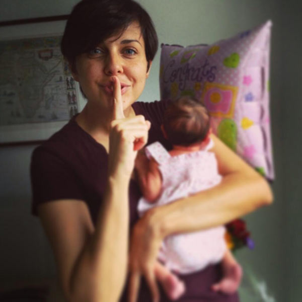 Ольга Шелест показала новорожденную дочку