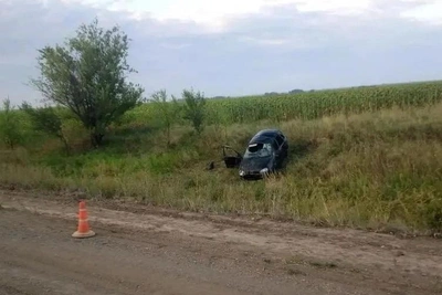 В Ташлинском районе «Лада-Калина» вылетела в кювет