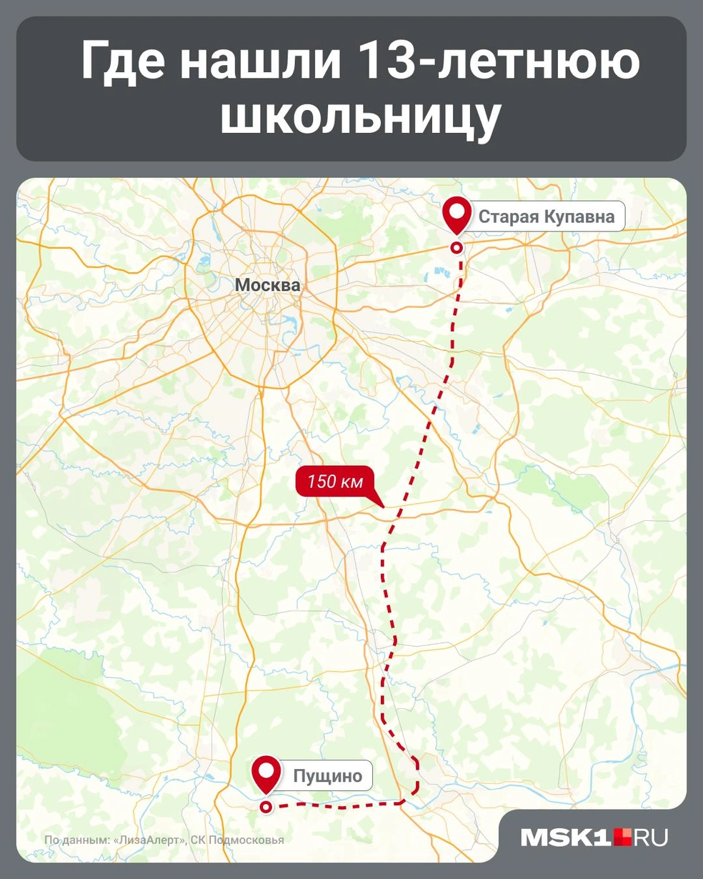 13-летнюю девочку нашли в Старой Купавне  | Источник: Серафима Пантыкина / Городские медиа
