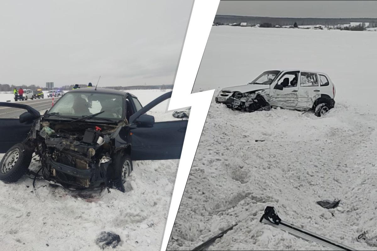 На трассе Тюмень — Омск произошла массовая авария: один человек погиб, 5  ранены, подробности аварии на трассе под Заводоуковском - 4 января 2024 -  72.ру