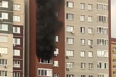 В Тюмени горела квартира на улице Широтной