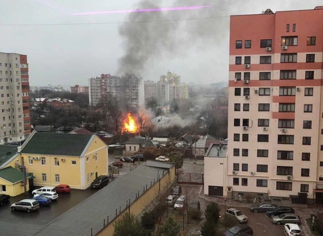 В Горроще вспыхнул частный дом | ya62.ru