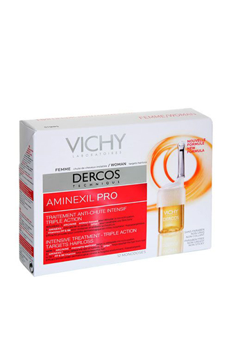 Интенсивное средство против выпадения волос тройного действия Dercos Aminexil Pro, Vichy