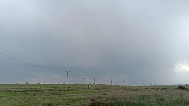 Вот такое тяжелое небо было в поселке Водном | Источник: Lukinanton340 / T.me
