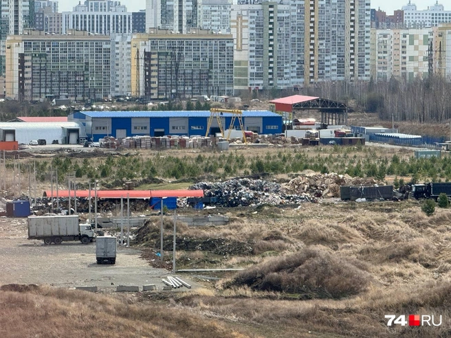 Свалка растет буквально под окнами многоэтажек | Источник: читатель 74.RU