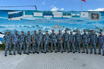 Сводный отряд МВД Тывы получил высокую оценку