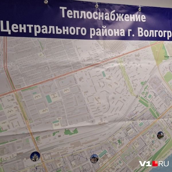 В котельной представили карту, на которой видны все запитываемые улицы | Источник: Тимофей Крылов / V1.RU