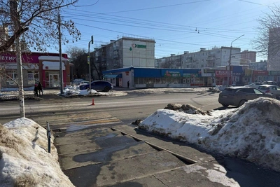 Пешеход сбит на зебре в Оренбурге