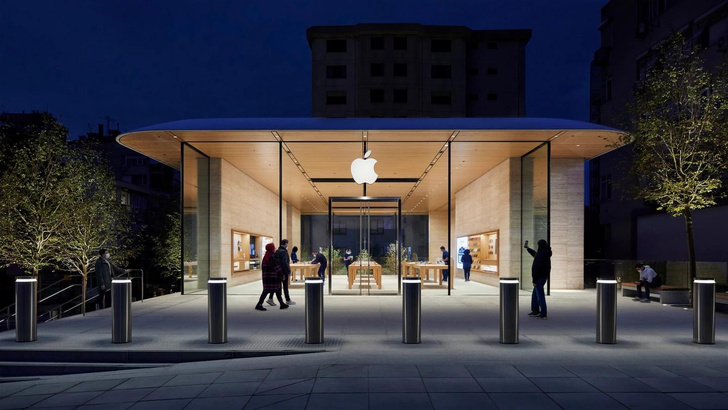 Новый Apple Store в Стамбуле по проекту Foster + Partners