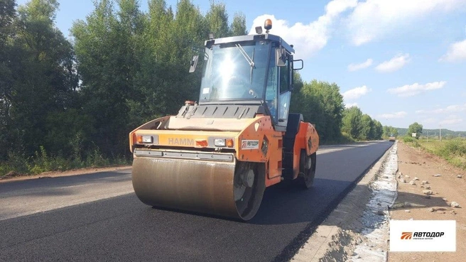 Как видно, уже уложили новый слой асфальта | Источник: УДХ Башкирии