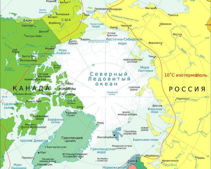 От Балтийского до Шантарского: какие моря омывают берега России