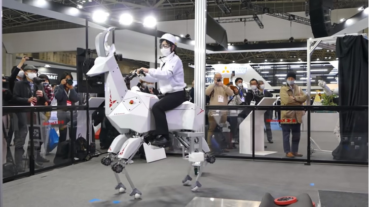 От создателей Kawasaki: в Японии представили робота-козла, на котором можно ездить верхом