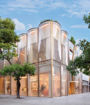 Diller Scofidio + Renfro создали фасад бутика Cartier в Майами